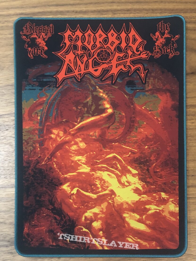 Morbid Angel Blessed are the Sick green border backpatch