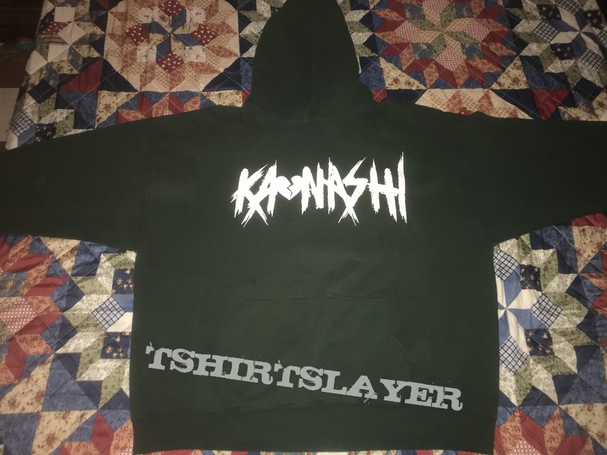 Kaonashi forest green hoodie