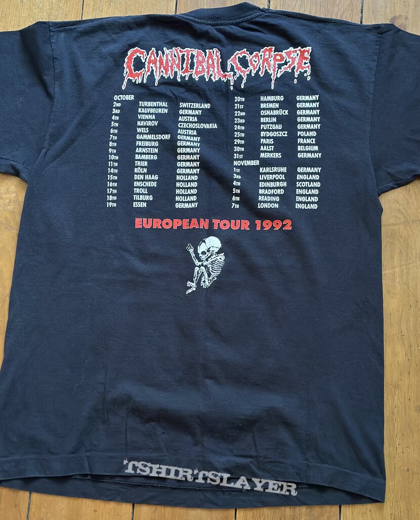 Cannibal Corpse- European Tour 92 TS