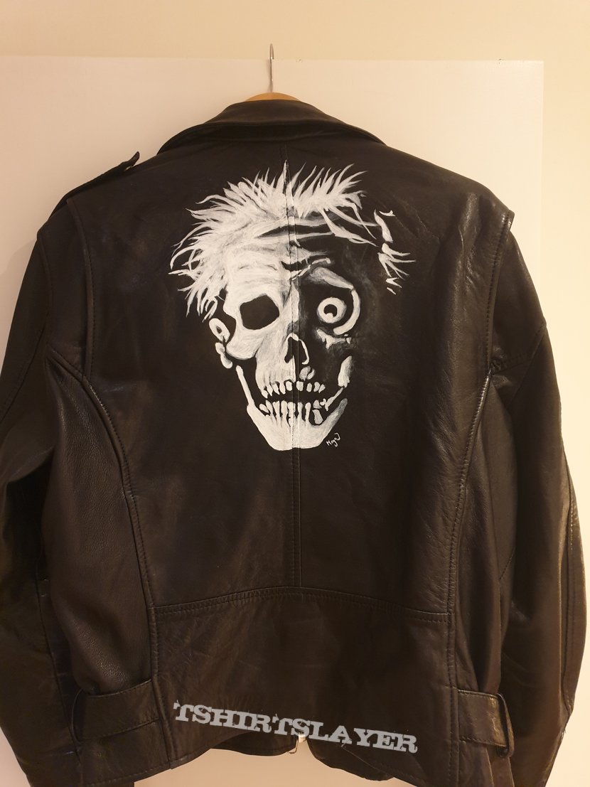 Death My Painted Leather Jacket