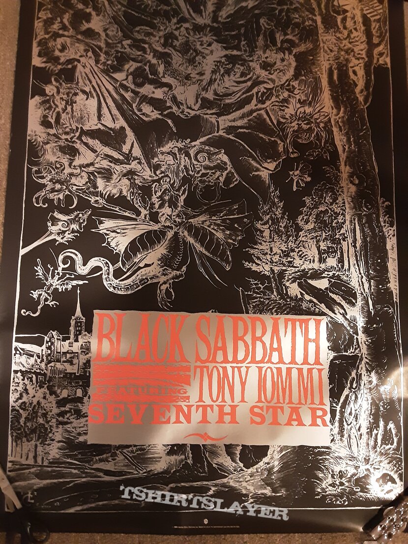 Black Sabbath Seventh Star poster 