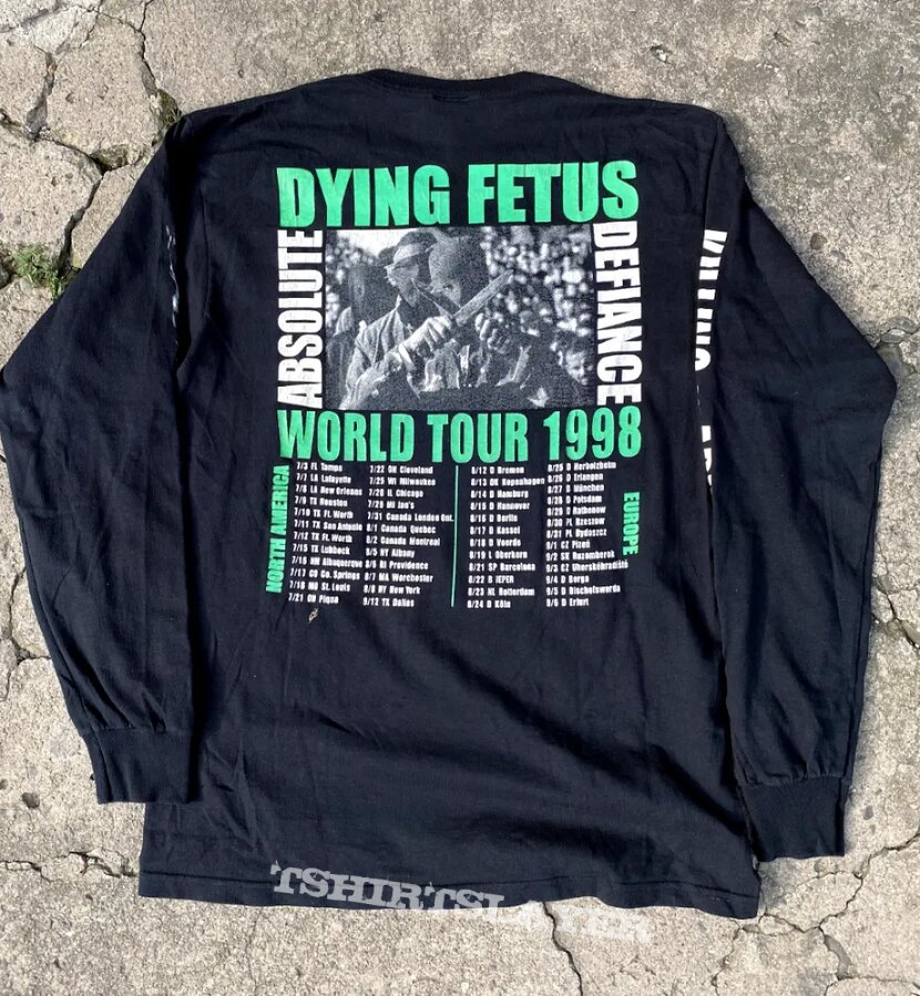 Dying Fetus Absolute Defiance tour 1998