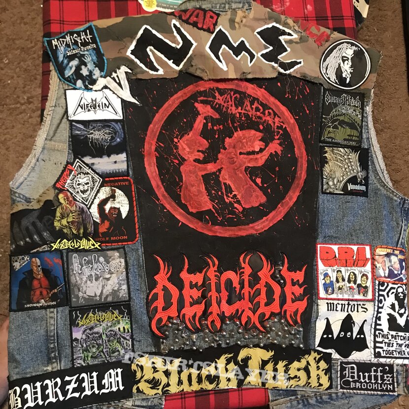 Burzum Blue Öyster Cult Painted Macabre vest