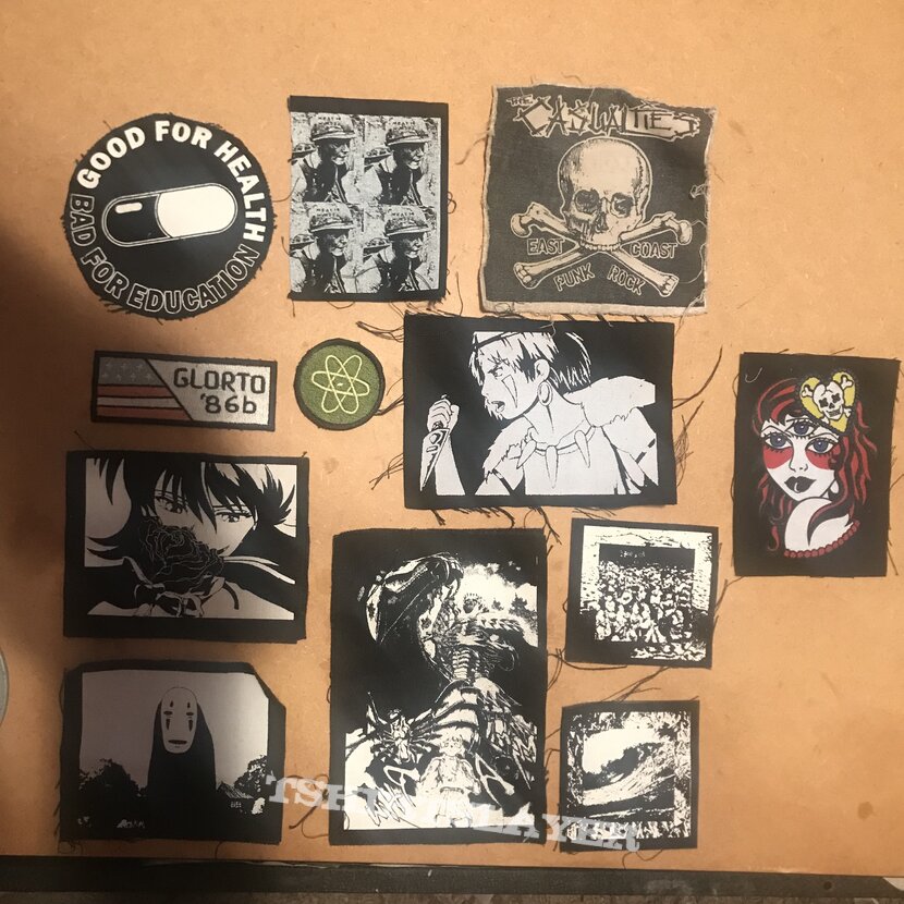 Acid Witch Patches and some pins