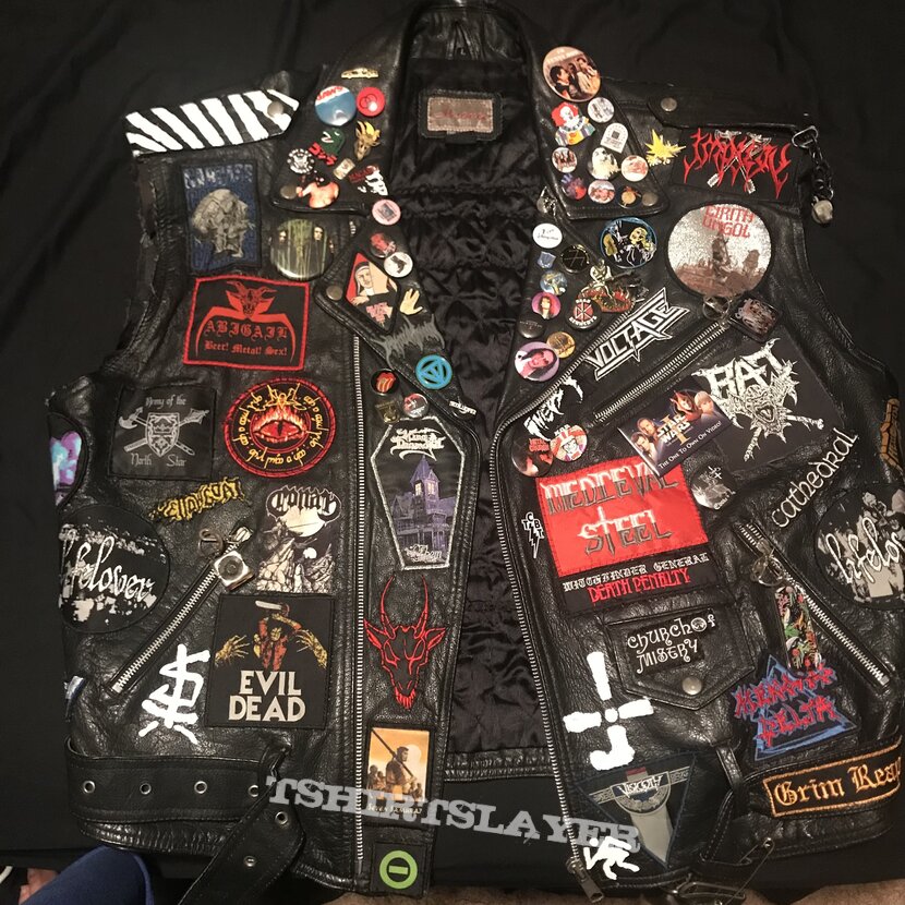 D.R.I. Leather vest update