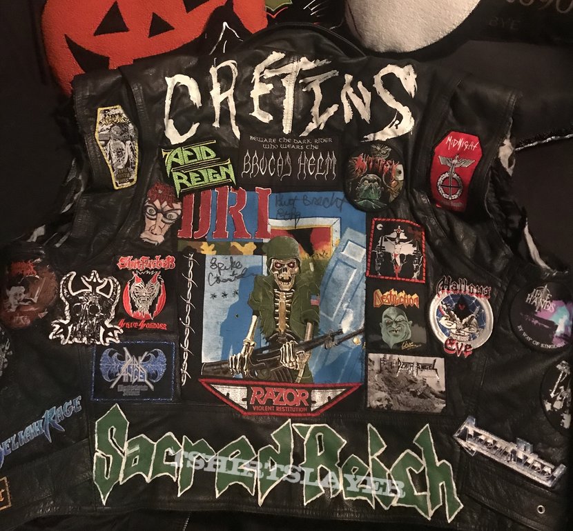Toxic Holocaust Leather vest update Toxic Holocaust Leather vest update