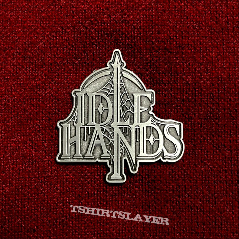 Idle Hands Logo Pin