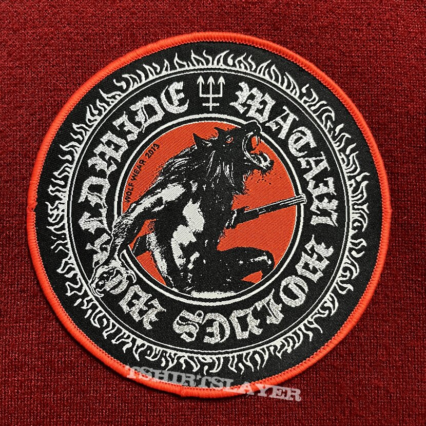 Watain &#039;Wolves Worldwide&#039; Woven Patch