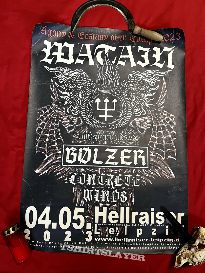 Watain Hellraiser Concert Poster