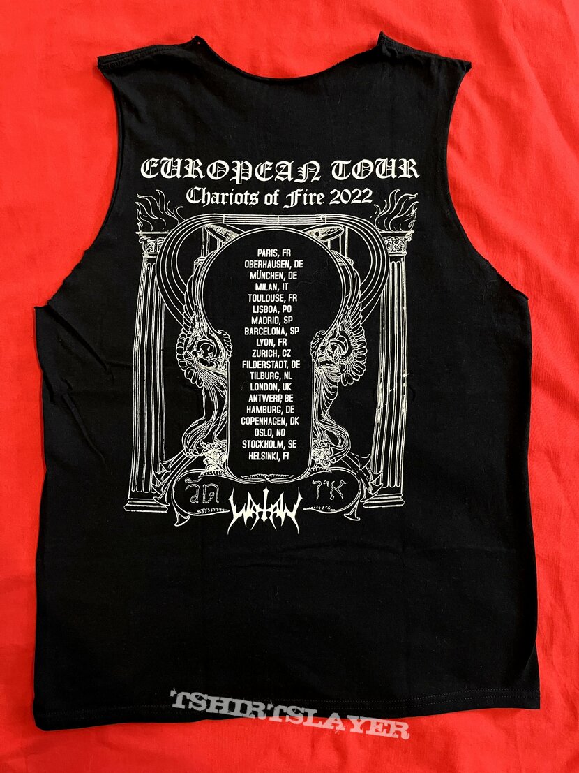 Watain &#039;Chariots of Fire&#039; Sleeveless Tour Shirt