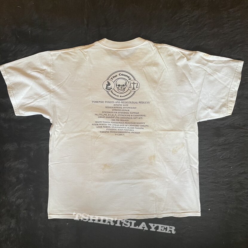 The County Medical Examiners 2002 Forensic Fugues And Medicolegal Medleys shirt