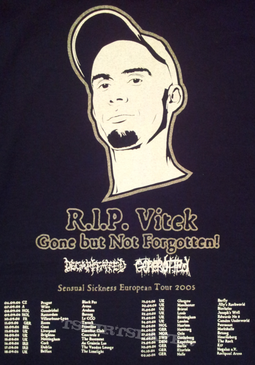 TShirt or Longsleeve - Decapitated Vitek Tribute Shirt