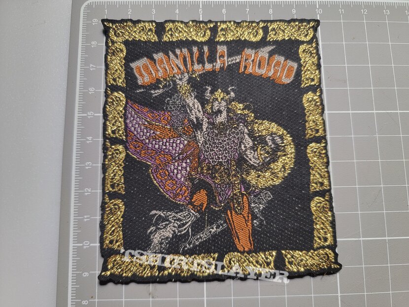 Manilla Road Mark of the Beast laser cut patch