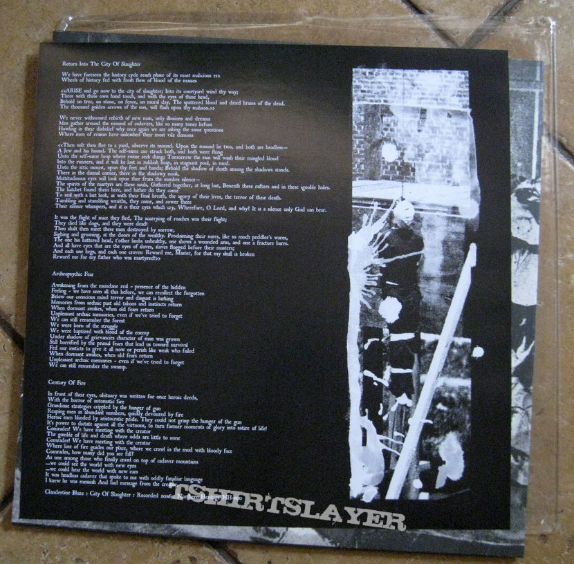 CLANDESTINE BLAZE ‎– City Of Slaughter (Black Vinyl)