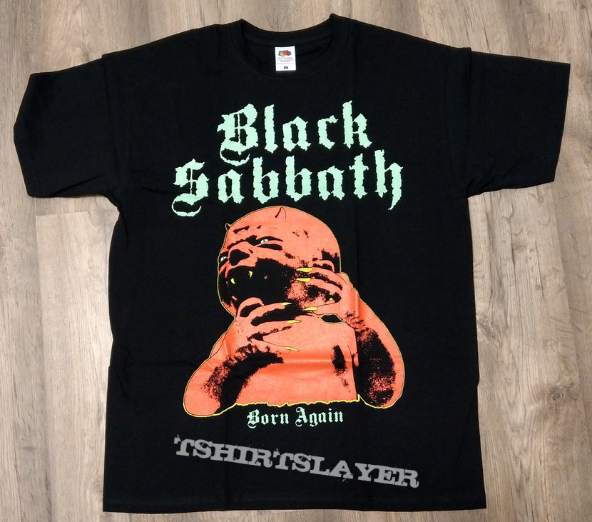 BLACK SABBATH - Born Again (T-Shirt) | TShirtSlayer TShirt and BattleJacket  Gallery