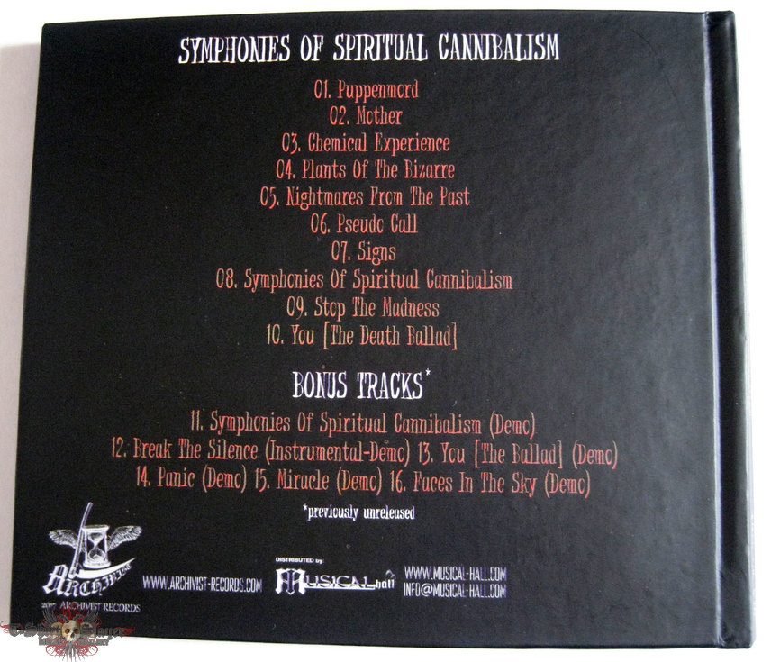 INCUBATOR ‎– Symphonies Of Spiritual Cannibalism Digibook