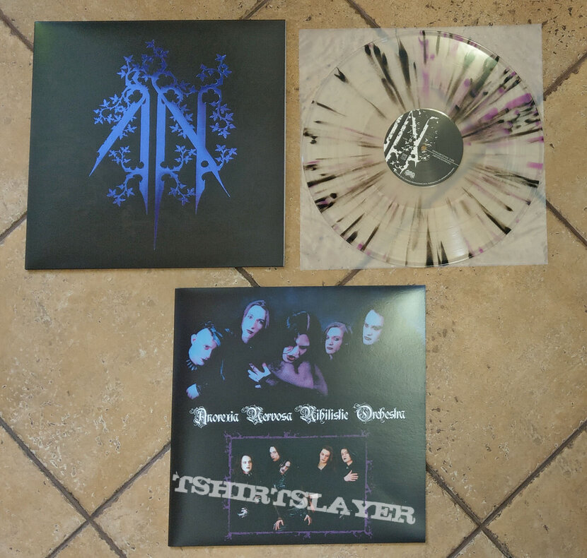 ANOREXIA NERVOSA ‎– Sodomizing The Archedangel (Clear Purple Black Splatter Vinyl) Ltd. 250 copies