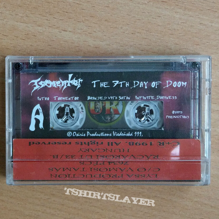 TORMENTOR ‎– Seventh Day Of Doom (TAPE MC)