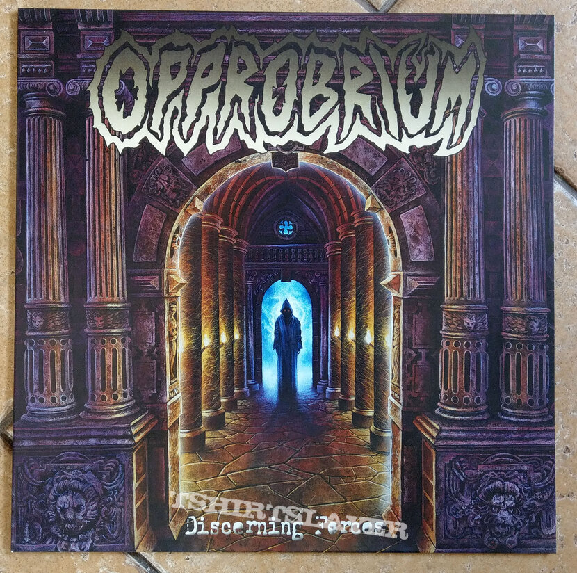 OPPROBRIUM ‎– Discerning Forces (Black Vinyl) Ltd. 300 copies