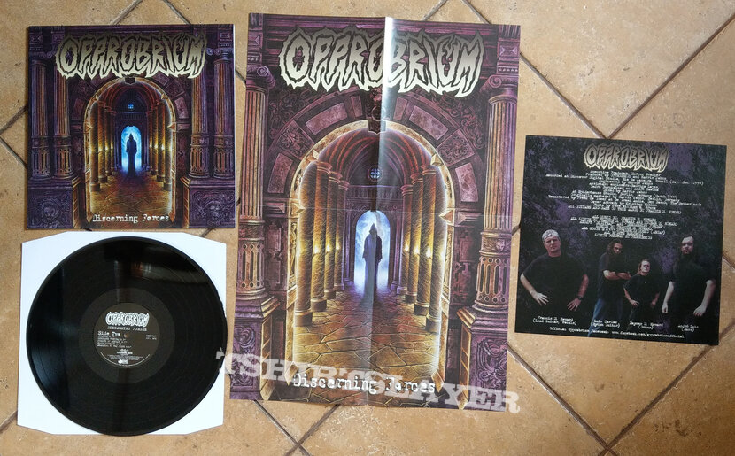 OPPROBRIUM ‎– Discerning Forces (Black Vinyl) Ltd. 300 copies