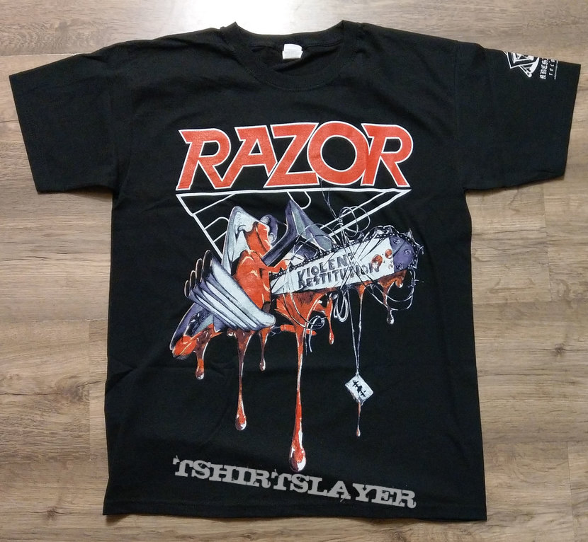 RAZOR - Violent Restitution (T-Shirt)