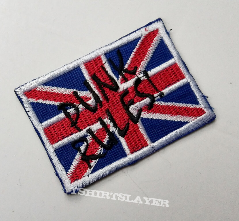 PUNK RULES! 70X48 mm (embroidered)