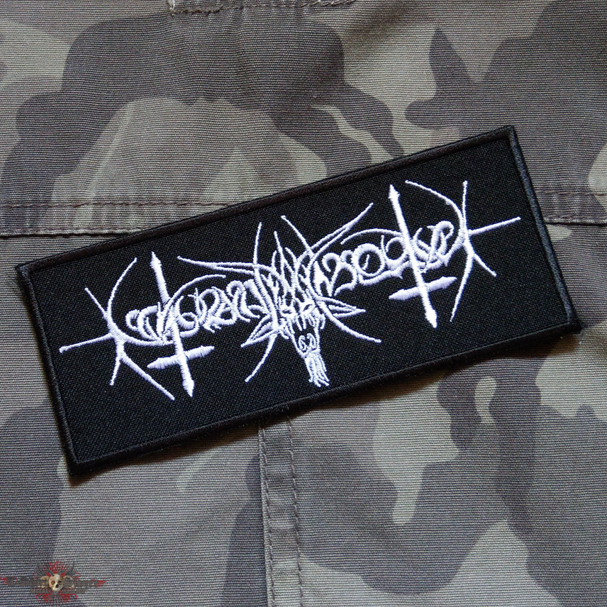 NOKTURNAL MORTUM - Goat Logo 125X53 mm (embroidered patch)