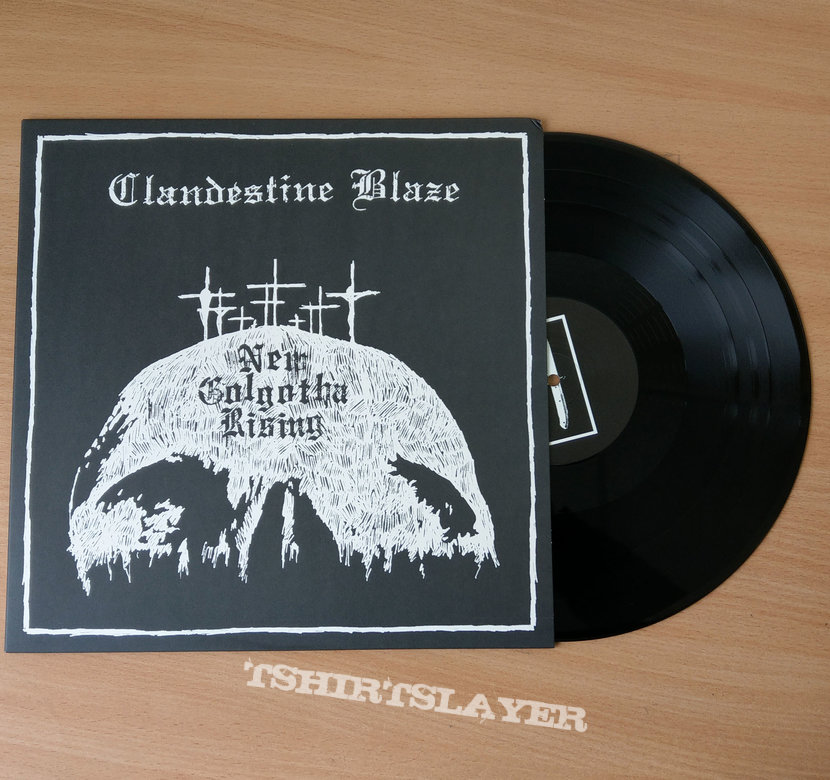 CLANDESTINE BLAZE ‎– New Golgotha Rising (Black Vinyl)