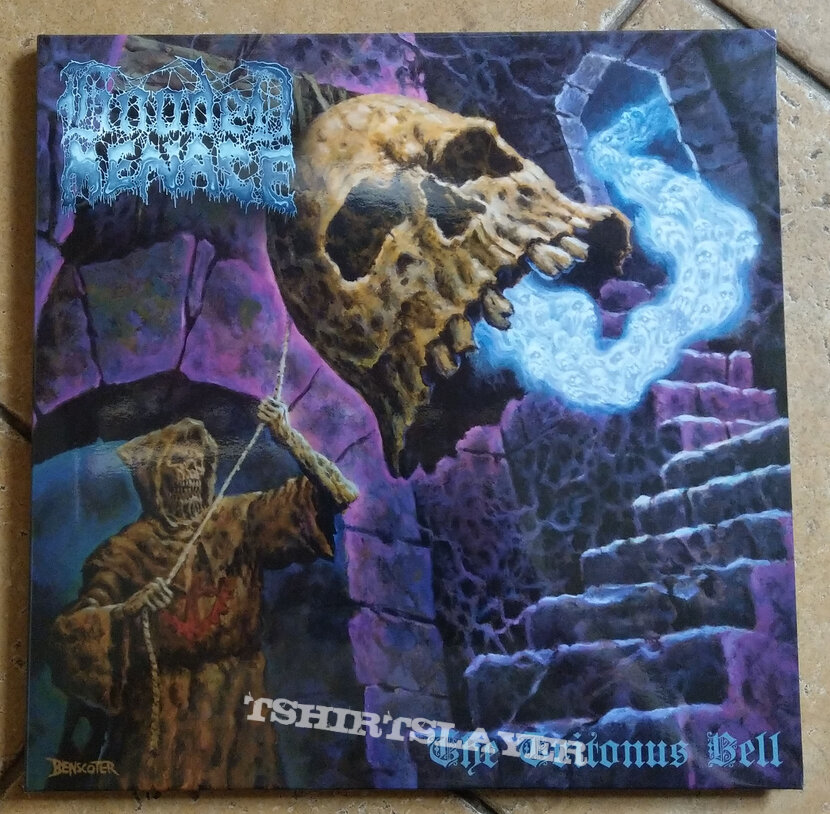 HOODED MENACE ‎– The Tritonus Bell (Crystal Clear &amp; Black Marbled Vinyl) Ltd. 300 Copies
