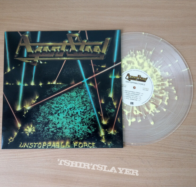 Agent Steel - Unstoppable Force (Clear Splatter Vinyl)