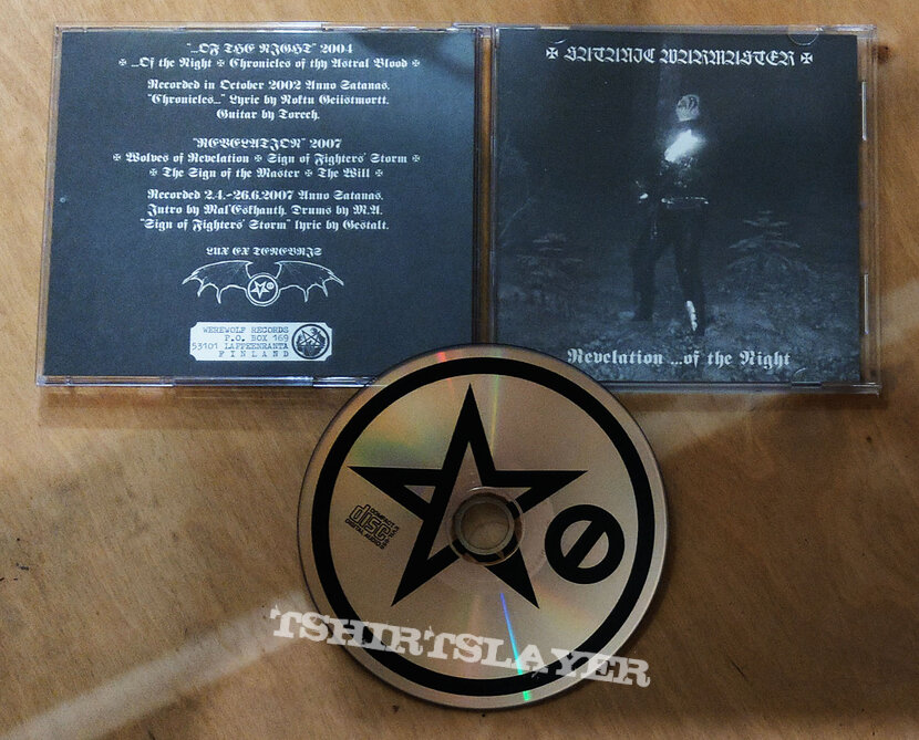 SATANIC WARMASTER ‎– Revelation ... Of The Night (Golden CD)