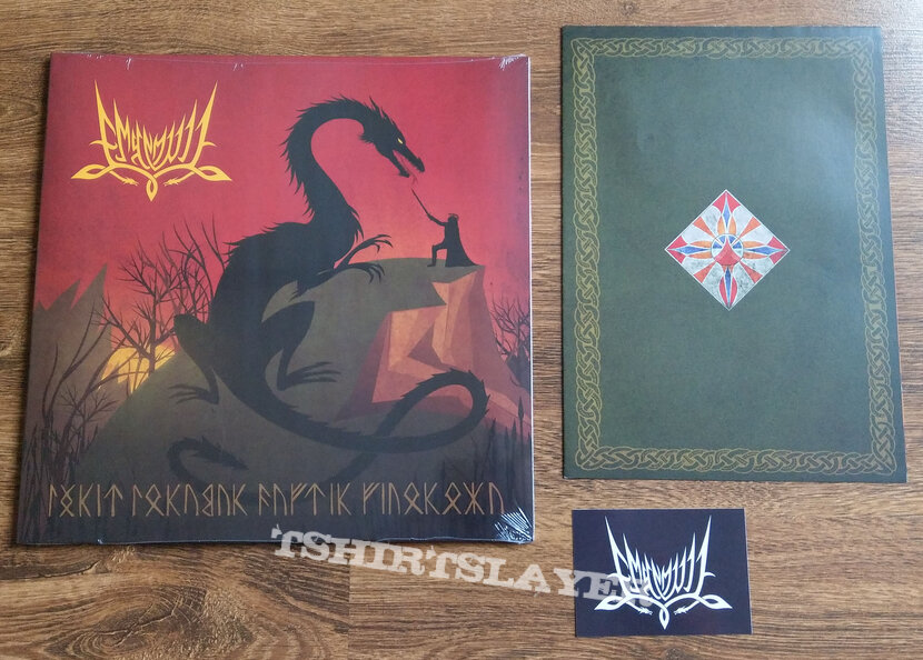 EMYN MUIL ‎– Túrin Turambar Dagnir Glaurunga (Red/Black Swirl+Yellow Splatter Vinyl) Ltd. 199 copies