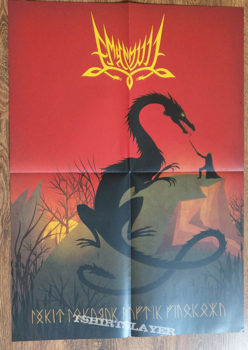 EMYN MUIL ‎– Túrin Turambar Dagnir Glaurunga (Red/Black Swirl+Yellow Splatter Vinyl) Ltd. 199 copies
