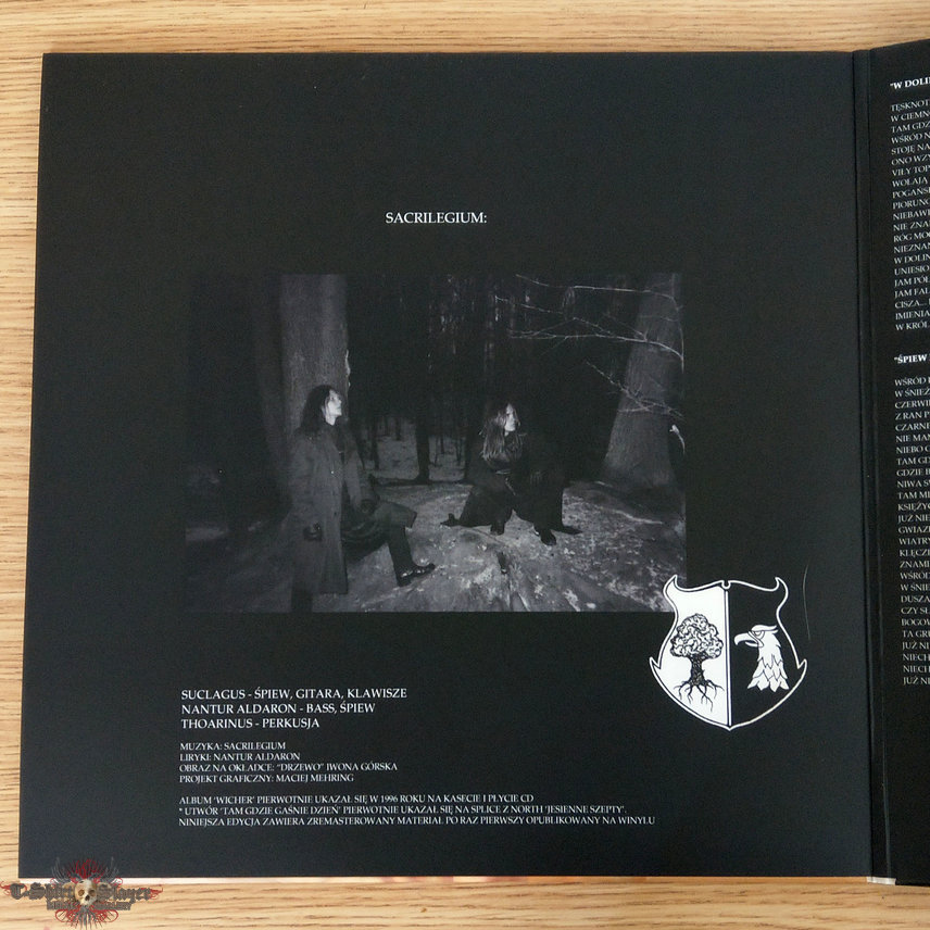 Sacrilegium ‎– Wicher (Double Black Vinyl)