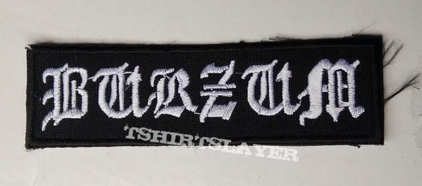 BURZUM - Gothic Logo 110X30 mm (embroidered)