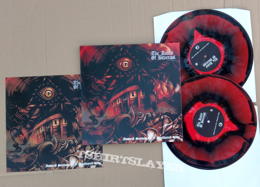 THE RUINS OF BEVERAST ‎– Foulest Semen Of A Sheltered Elite (Red/Black Vinyl) Ltd. 500