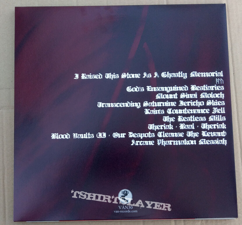 THE RUINS OF BEVERAST ‎– Foulest Semen Of A Sheltered Elite (Red/Black Vinyl) Ltd. 500