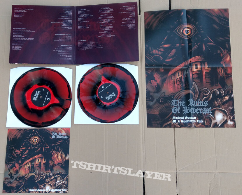 THE RUINS OF BEVERAST ‎– Foulest Semen Of A Sheltered Elite (Red/Black Vinyl) Ltd. 500