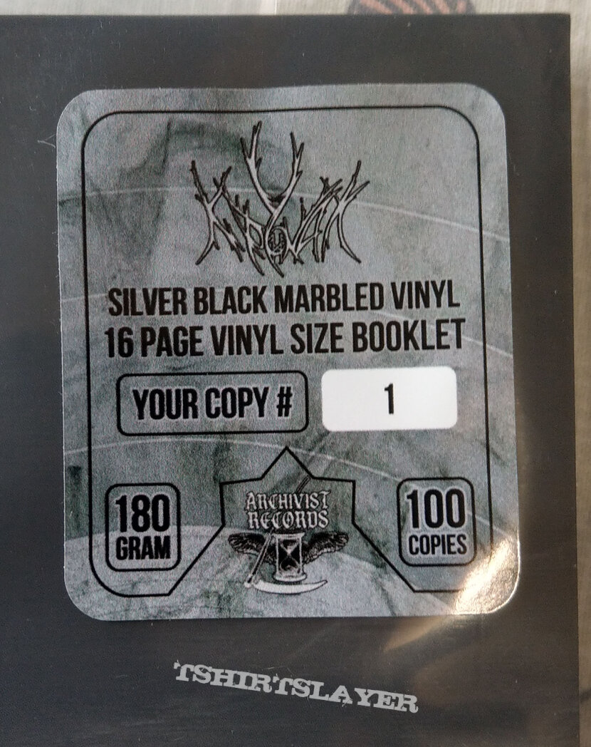 У КРОНАХ – Archaic Dance Of The Winds (Silver Black Marbled Vinyl) Ltd. 100 У КРОНАХ – Archaic Dance Of The Winds (Silver Black Marbled Vinyl) Ltd. 100