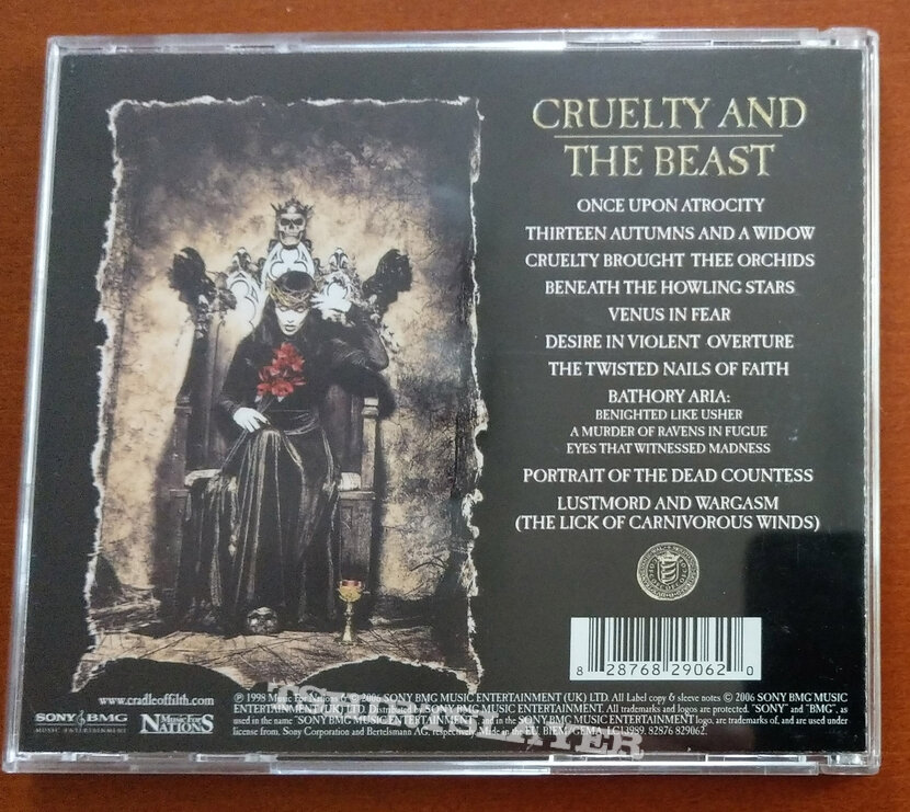 CRADLE OF FILTH ‎– Cruelty And The Beast (Audio CD)