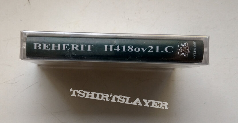 BEHERIT – H418ov21.C (Handnumbered MC Tape) Limited to 177 copies