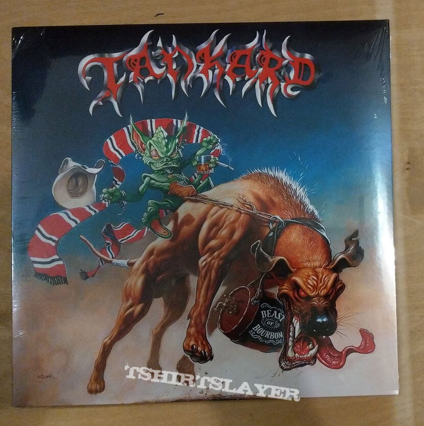 TANKARD ‎– Beast Of Bourbon (Red Vinyl) 200 Copies