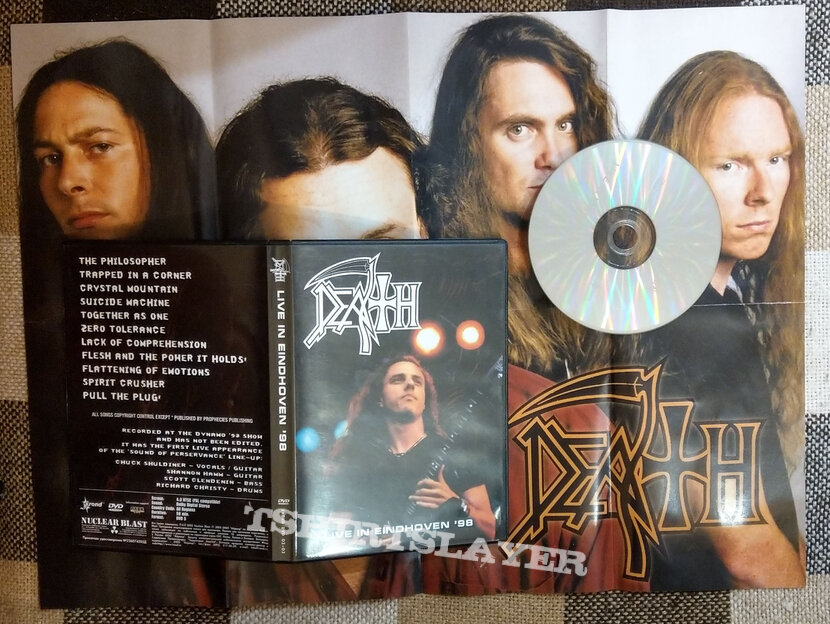 DEATH – Live In Eindhoven '98 (DVD) | TShirtSlayer TShirt DEATH – Live In Eindhoven '98 (DVD) | TShirtSlayer TShirt