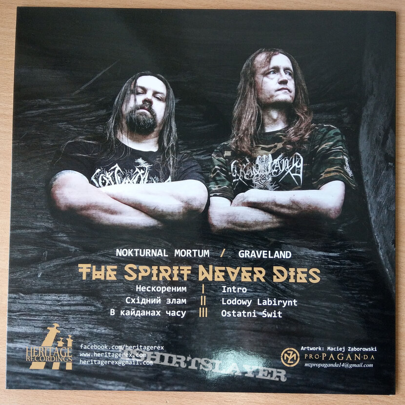 NOKTURNAL MORTUM / GRAVELAND - The Spirit Never Dies (White Blue Marble Vinyl Ltd. Wooden Box) NOKTURNAL MORTUM / GRAVELAND - The Spirit Never Dies (White Blue Marble Vinyl Ltd. Wooden Box)