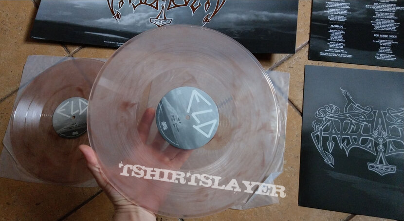 ENSLAVED ‎– Eld (Ultra-Clear Brown Marble Double Vinyl) Ltd. 500