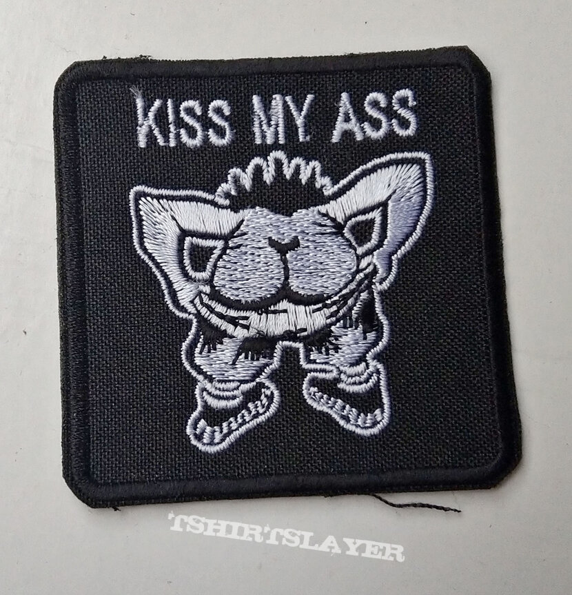 KISS MY ASS 70X70 mm (embroidered)