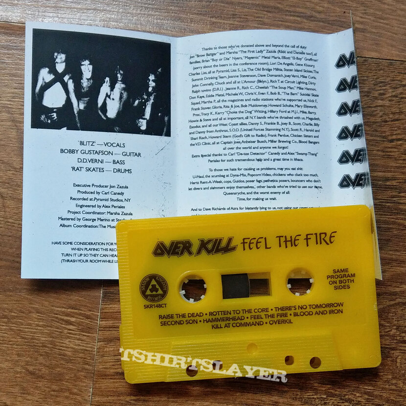 OVERKILL – Feel The Fire (Ltd. MC Tape)