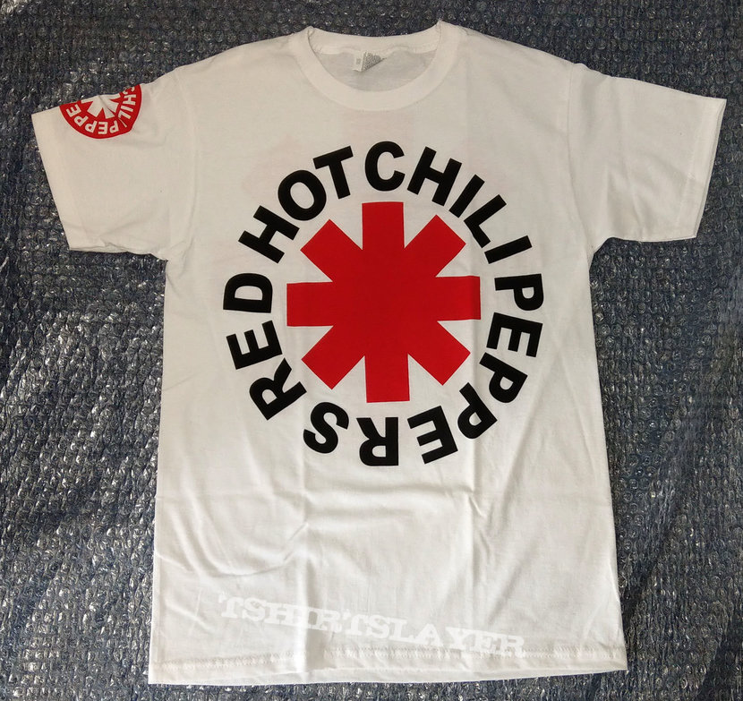 RED HOT CHILI PEPPERS - Logo (White T-Shirt)