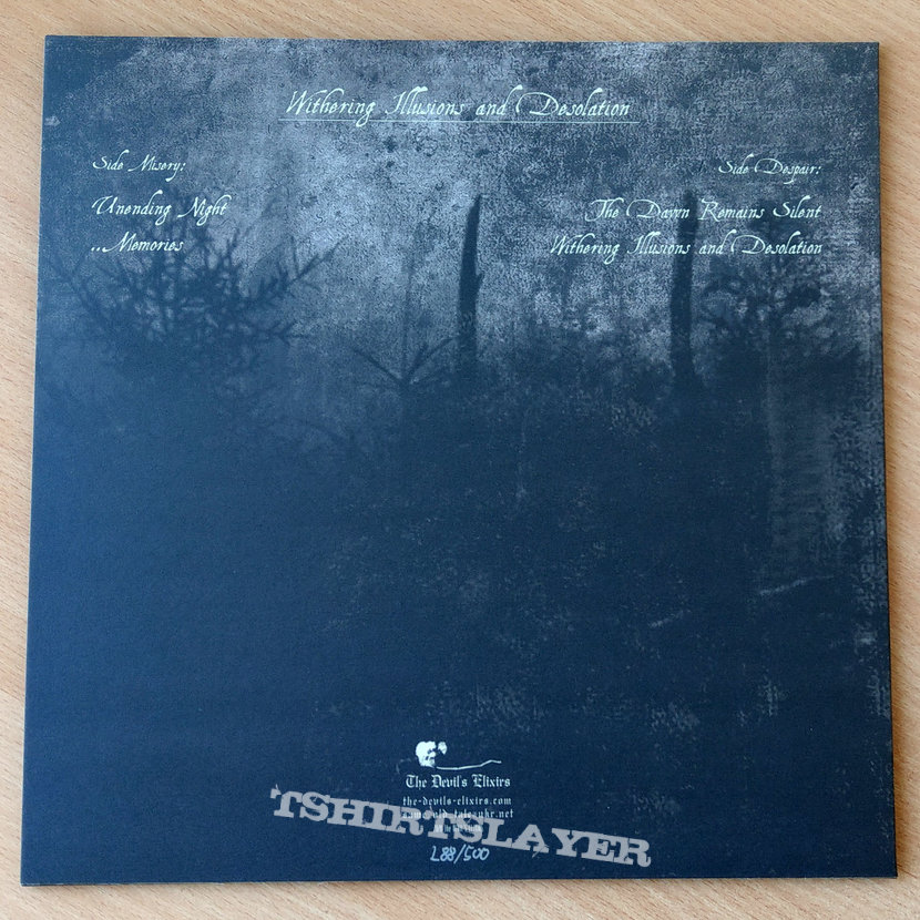AUSTERE - Withering Illusions and Desolation (180g Smoke Vinyl) Miss print version