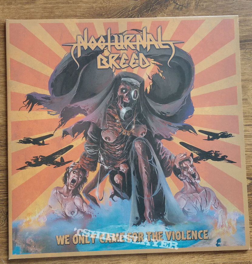 NOCTURNAL BREED ‎– We Only Came For The Violence (Wooden Box Black Vinyl) Ltd. 100 copies